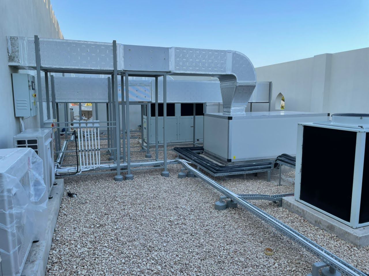 Cool Energy rooftop industrial HVAC installation